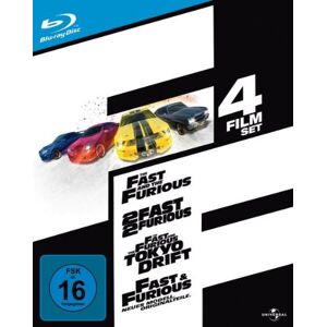 The Fast And The Furious 1-4 [Blu-Ray]