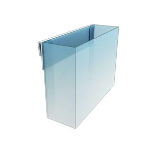 Porte-brochures à accrocher – 11 cm – film rigide – transparent – X10 - VKF Renzel