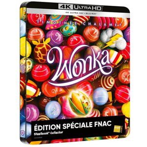 Wonka Édition Collector Spéciale Fnac Steelbook Blu-ray 4K Ultra HD - Publicité