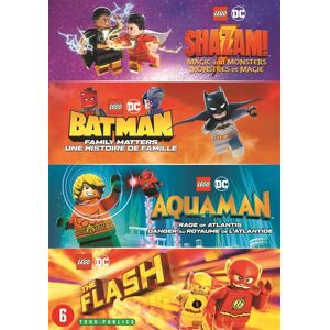 Coffret Lego DC Super Heroes 4 Films DVD - Publicité