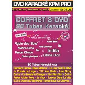 Coffret Karaoké KPM Pro Stars en scène 4, 5, 6 - DVD - Publicité