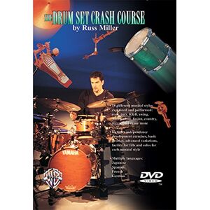 the drum set crash course, with russ miller [import usa zone 1] miller, russ warner brothers pub.