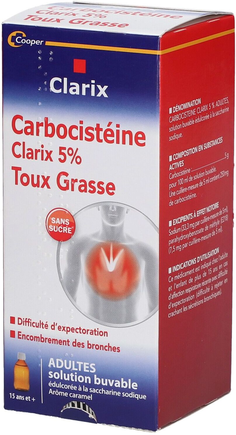 Clarix Toux Grasse Adulte s/s ml solution(s)