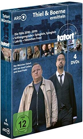 Samira Radsi Tatort Münster - Thiel Und Boerne Ermitteln / Die Fälle 2018-2019 [4 Dvds]