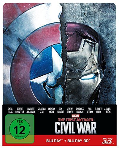 Anthony Russo The First Avenger - Civil War 3d: 3d+2d, Steelbook Edition [3d Blu-Ray]