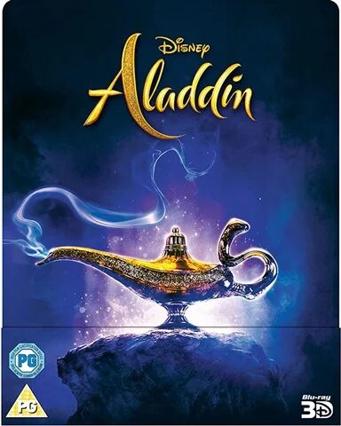 Refurbished: Aladdin (2019) 3D+BR Limited Ed. Steelbook