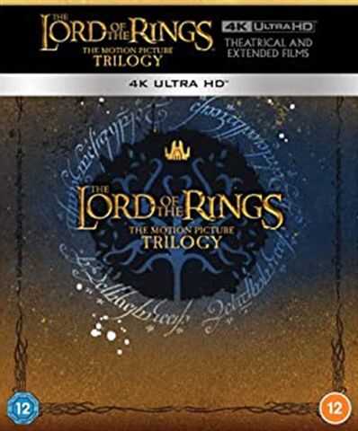 Refurbished: Lord Of The Rings Trilogy + Extended Edition (12) 4K UHD Steelbook 9 Disc