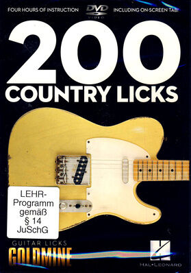 Hal Leonard 200 Country Licks-Guitar Licks