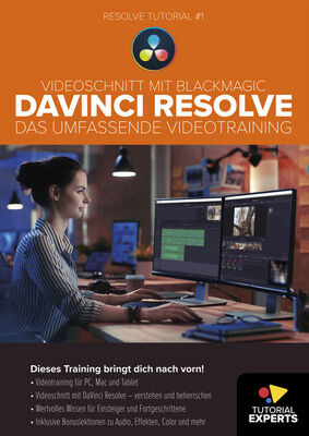 DVD Lernkurs DaVinci Resolve-Videotraining
