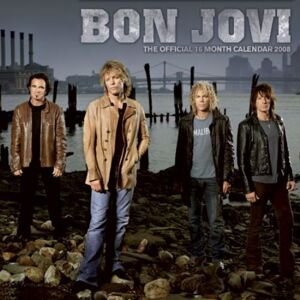 Bon Jovi Official Calendar 2008 2008 UK calendar C10403