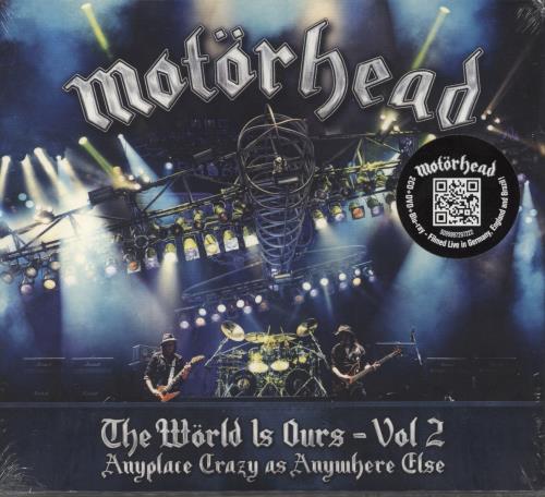 Motorhead The Wörld Is Ours - Vol 2 (Anyplace Crazy As Anywhere Else) - Sealed 2012 USA 2-disc CD/DVD set UDR0135BOX