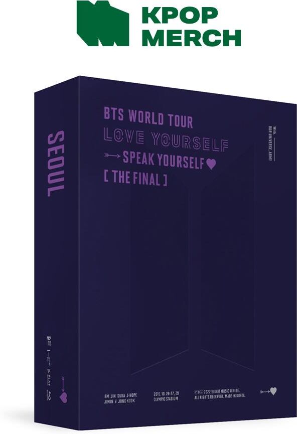 BTS World Tour LOVE YOURSELF : SPEAK YOURSELF [THE FINAL] Blu-ray