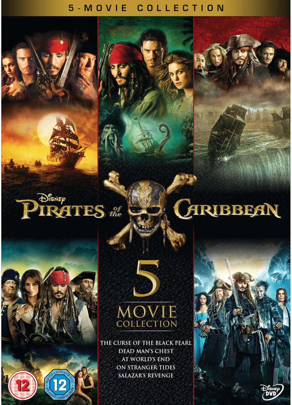 Pirates of the Caribbean: 1-5 Box Set