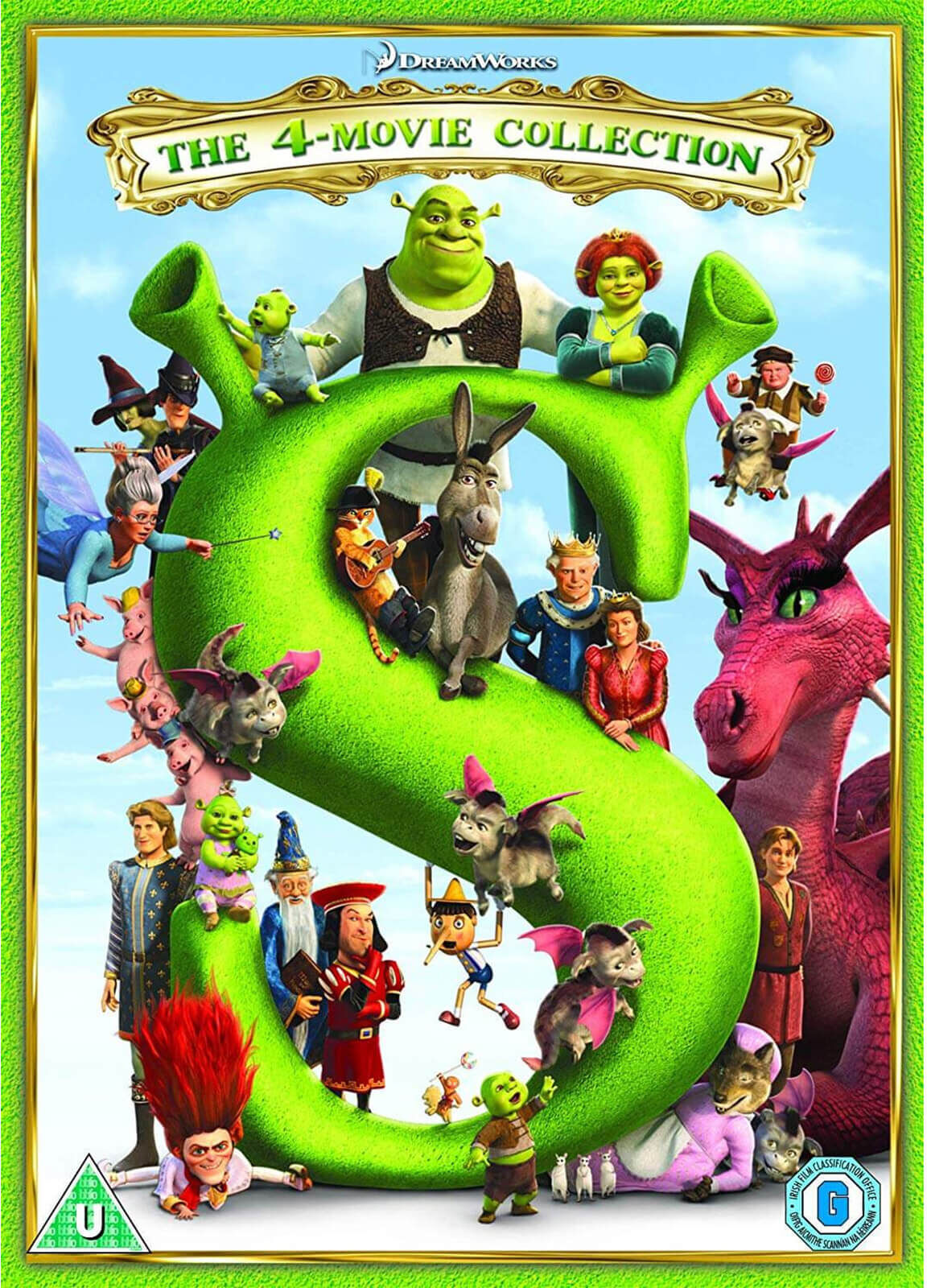 Shrek/ Shrek 2/ Shrek The Third/ Shrek Forever After - 2018 Artwork Refresh