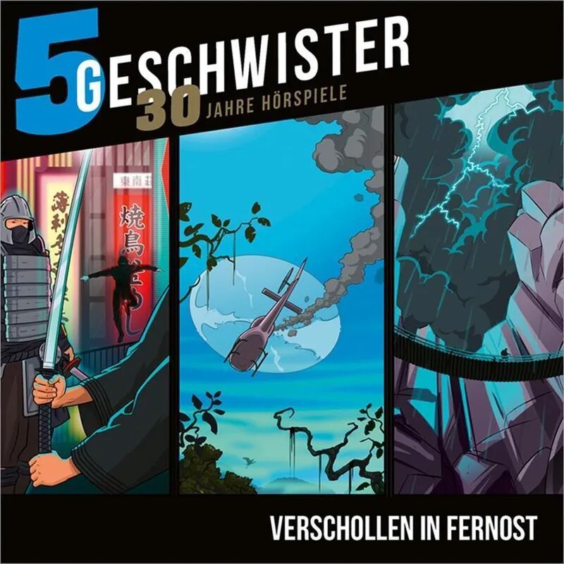 Gerth Medien 5 Geschwister 3-CD-Box - Verschollen in Fernost, 3 Audio-CD