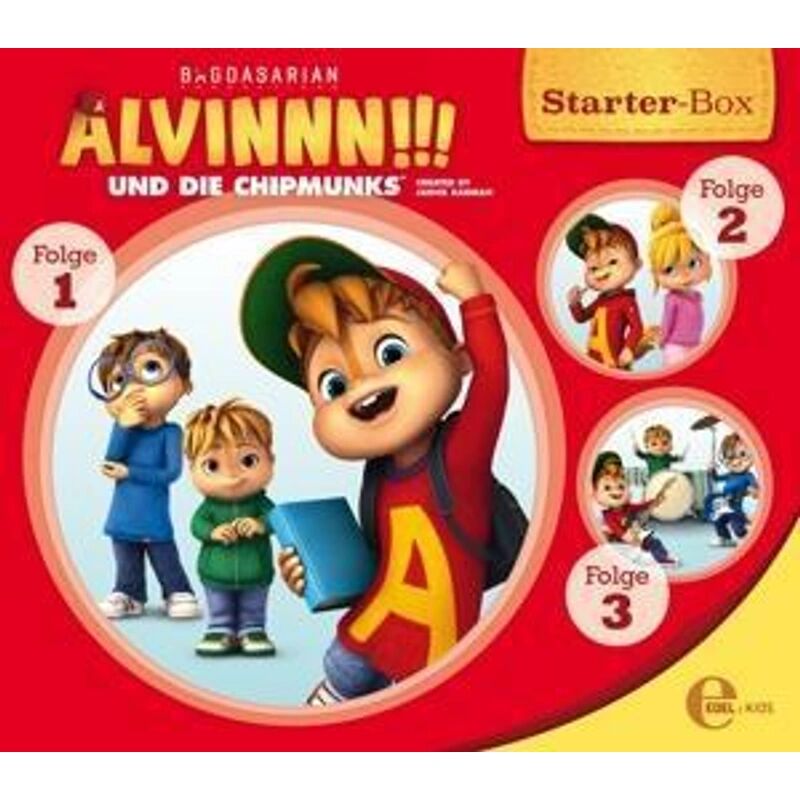 Edel Music & Entertainment CD / DVD Alvinnn!!! und die Chipmunks - Starter-Box, 3 Audio-CDs