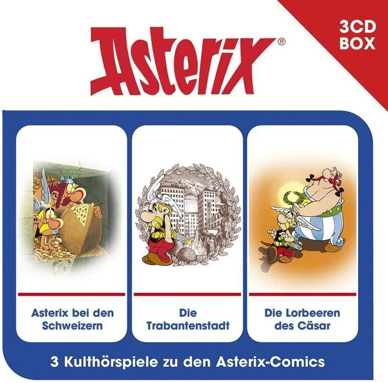 UNIVERSAL MUSIC Asterix - 3-CD Hörspielbox, 3 Audio-CDs