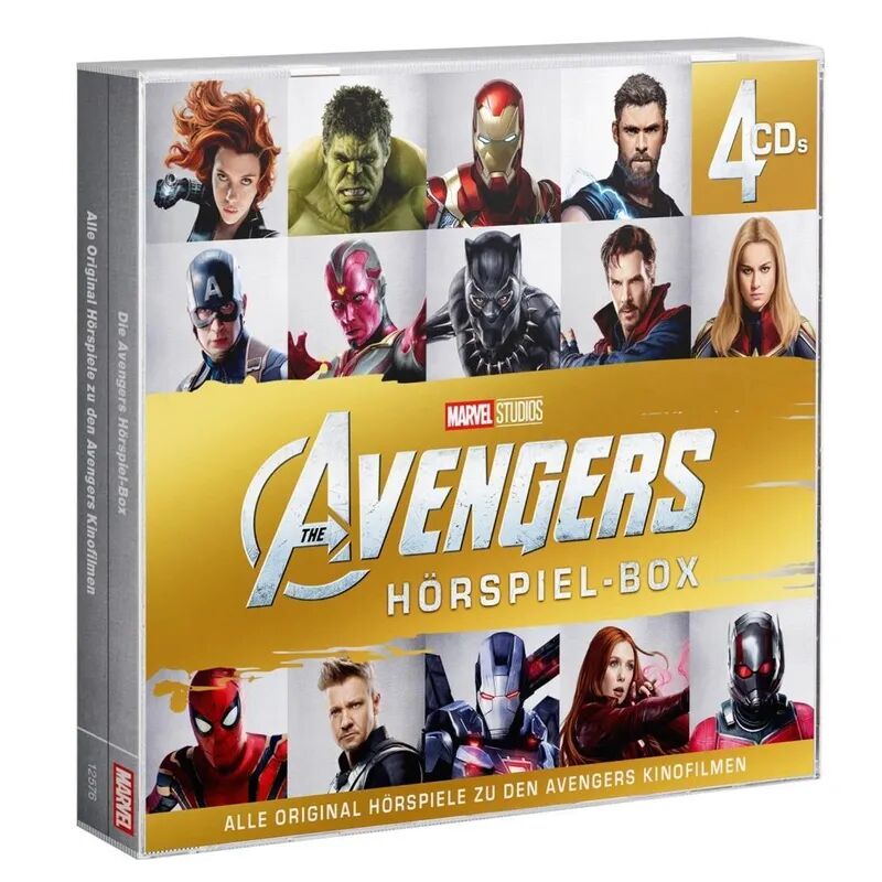 Kiddinx Media Avengers Hörspiel-Box 1-4, 4 Audio-CDs