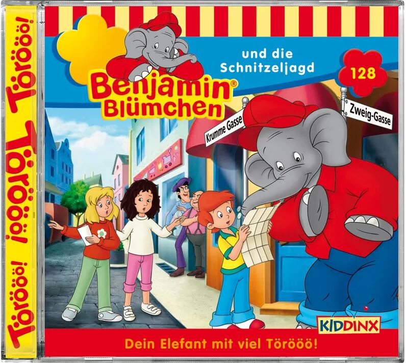 Kiddinx Media Benjamin Blümchen - 128 - Benjamin Blümchen und die Schnitzeljagd