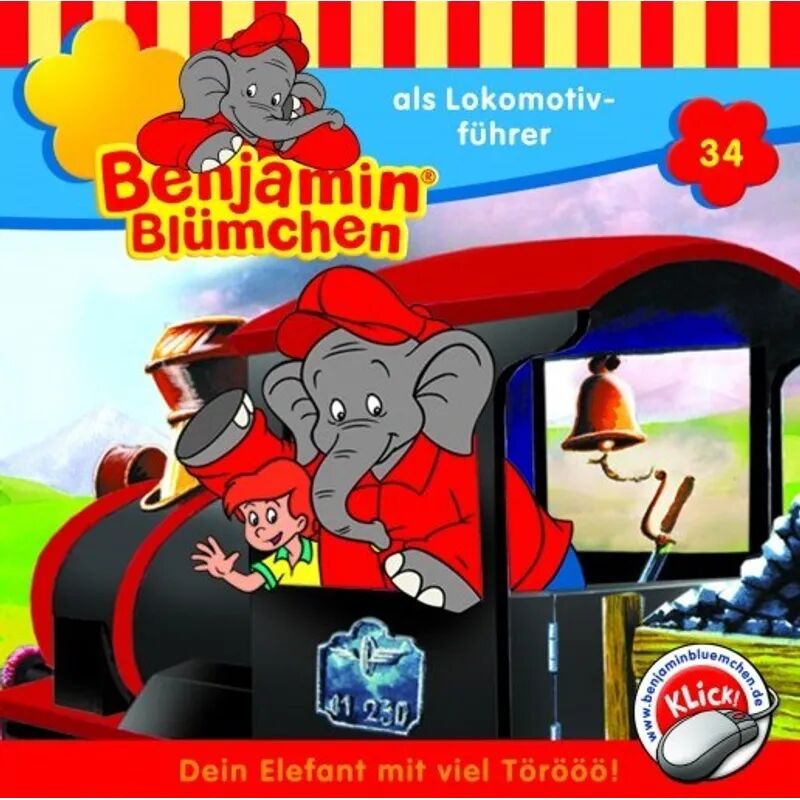 Kiddinx Media Benjamin Blümchen - 34 - Benjamin Blümchen als Lokomotivführer