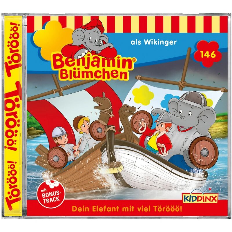 Kiddinx Media Benjamin Blümchen - als Wikinger, 1 Audio-CD