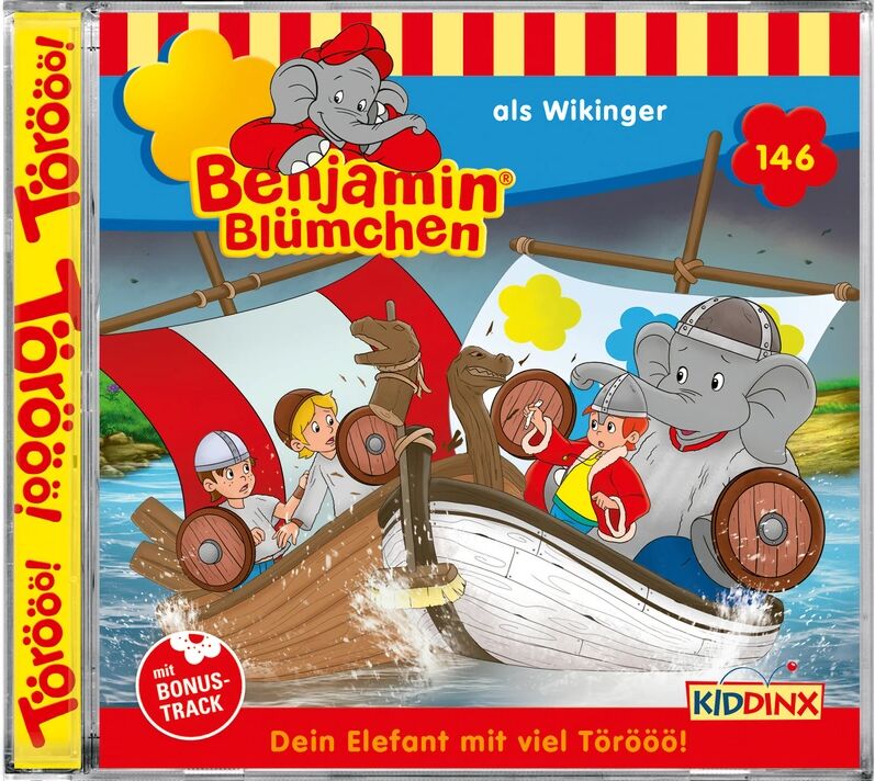 Kiddinx Media Benjamin Blümchen - als Wikinger, 1 Audio-CD