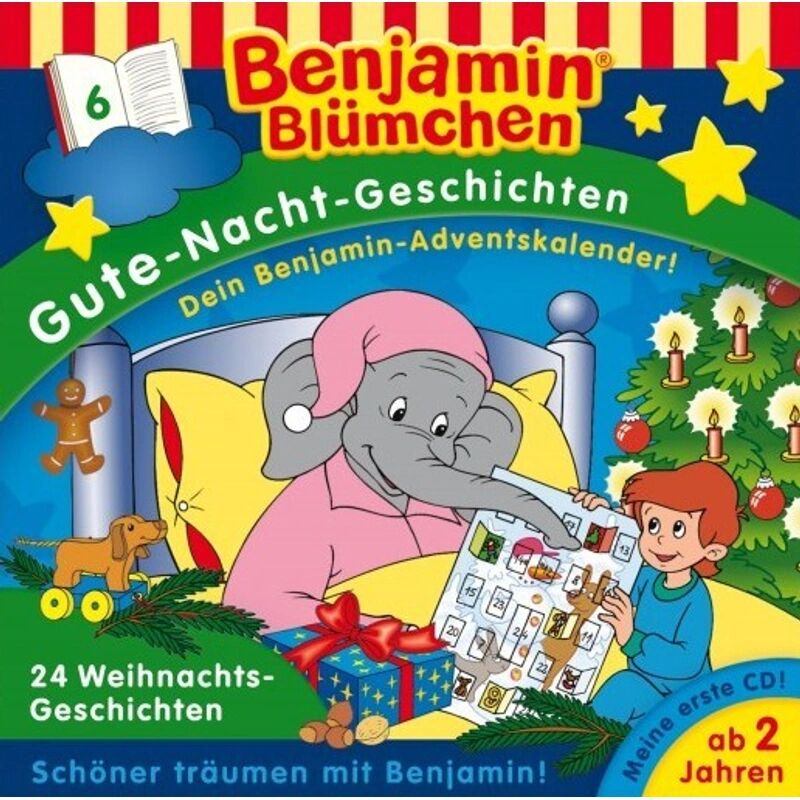 Kiddinx Media Benjamin Blümchen Gute-Nacht-Geschichten - 24 Weihnachtsgeschichten