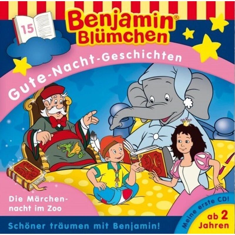 Kiddinx Media Benjamin Blümchen Gute-Nacht-Geschichten -<br>Die Märchennacht im Zoo