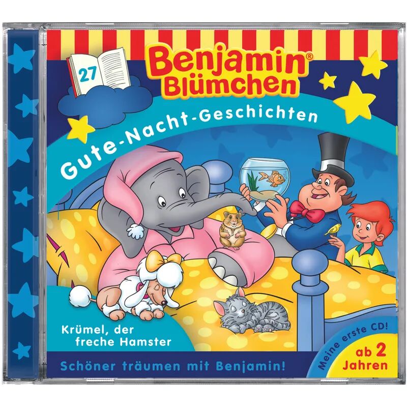 Kiddinx Media Benjamin Blümchen, Gute-Nacht-Geschichten - Krümel, der freche Hamster, 1...