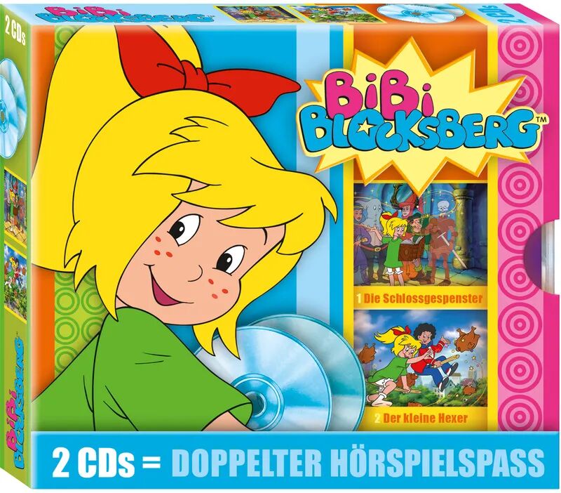 Kiddinx Media Bibi Blocksberg, Die Schlossgespenster; Der kleine Hexer, 2 Audio-CDs