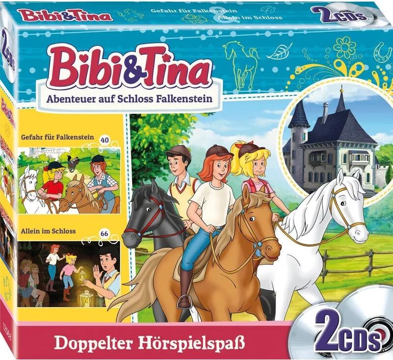 Kiddinx Media Bibi & Tina - Abenteuer auf Schloss Falkenstein, 2 Audio-CDs