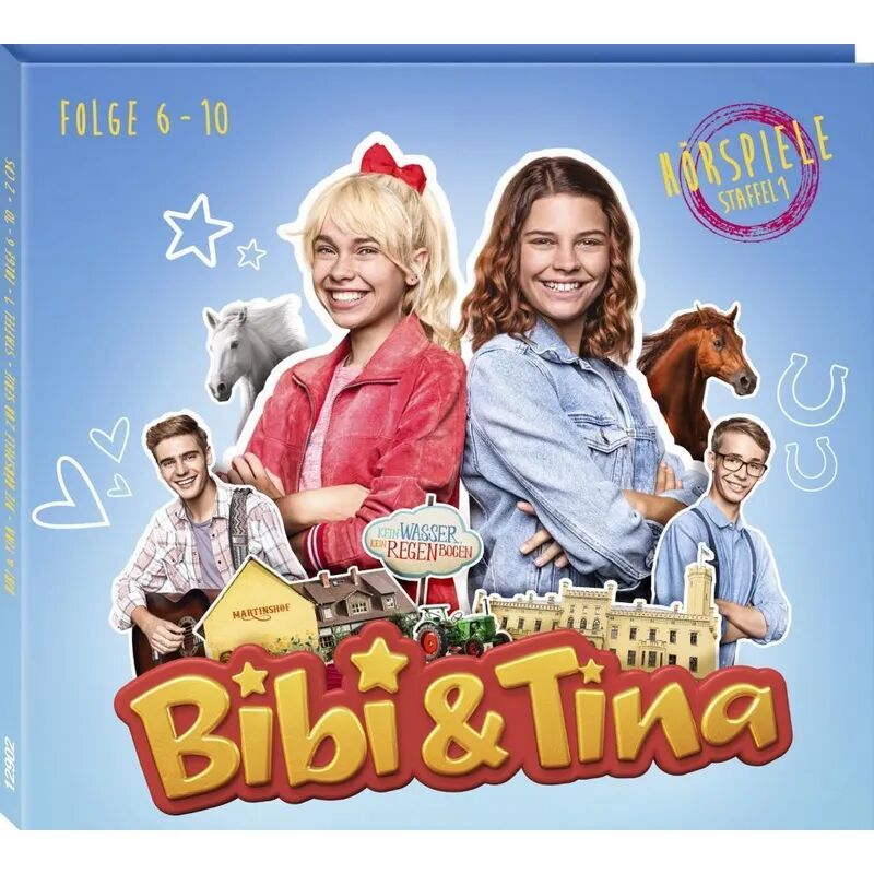 Kiddinx Media Bibi & Tina - Die Hörspiele zur Serie Staffel 2 (Folge 6-10) (2 CDs)