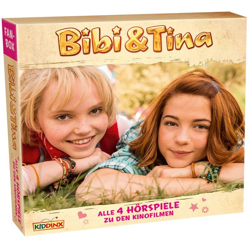 Kiddinx Media Bibi & Tina - Die Kinofilm-Fanbox, 4 Audio-CDs