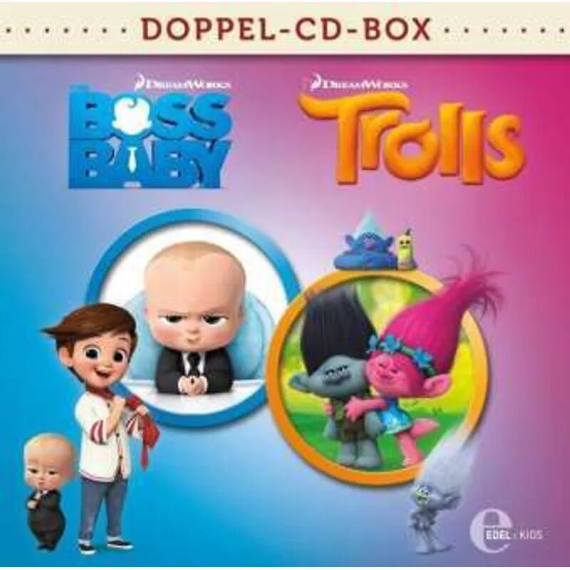 Edel Music & Entertainment CD / DVD Boss Baby & Trolls-Doppel-Box-Kino-Hörspiele, 2 Audio-CD