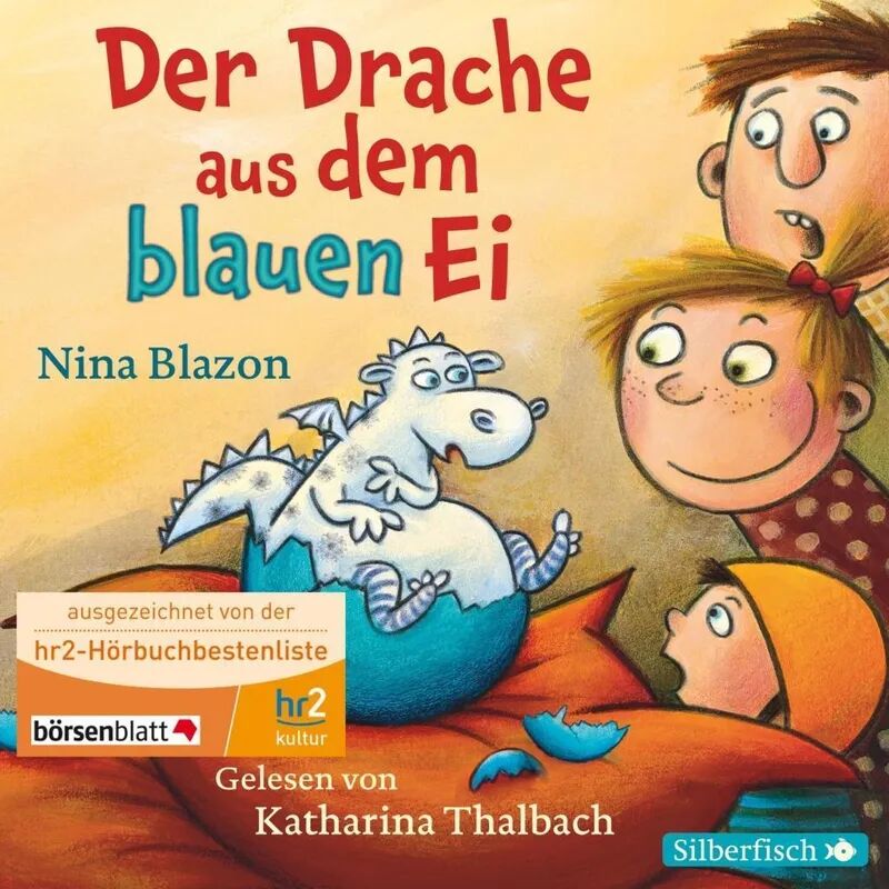 Silberfisch Der Drache aus dem blauen Ei, 2 Audio-CD