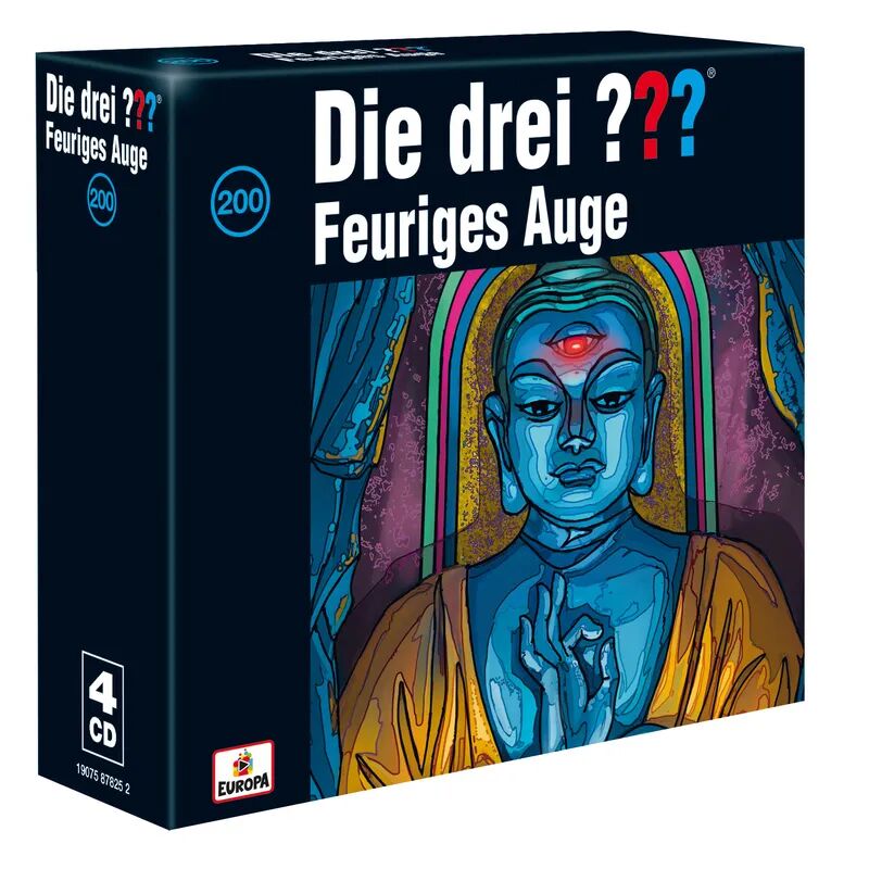 Miller Sonstiges Wortprogramm Die drei ??? - Feuriges Auge (Folge 200) (Limitierte Deluxe Version, 4 CDs im...