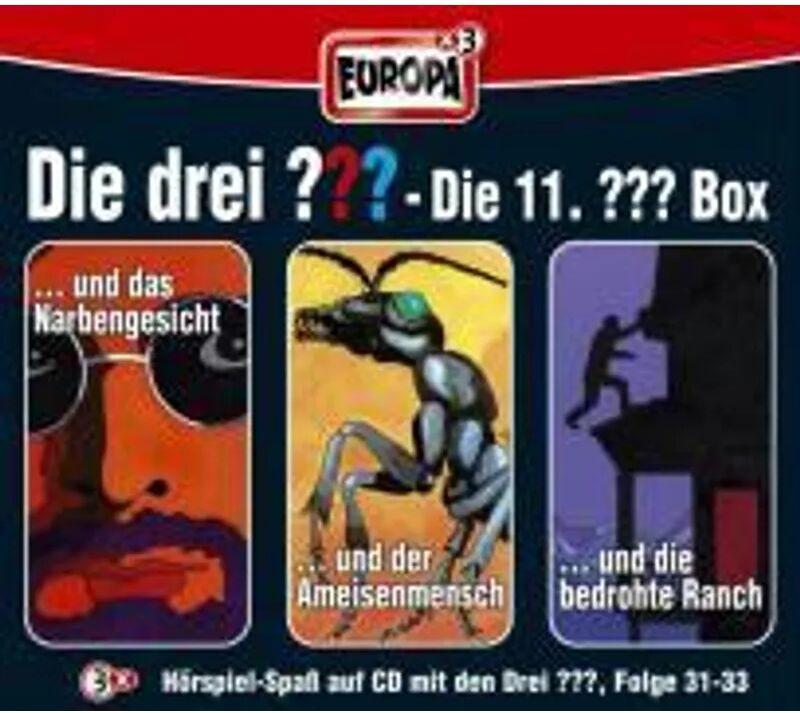 Sony Die drei Fragezeichen Band 31-33: 3er Box (3 Audio-CDs)