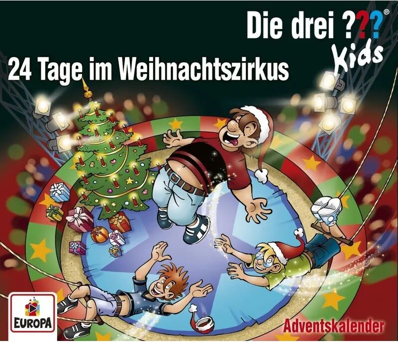 United Die drei ??? Kids - Adventskalender - 24 Tage im Weihnachtszirkus, 2 Audio-CDs