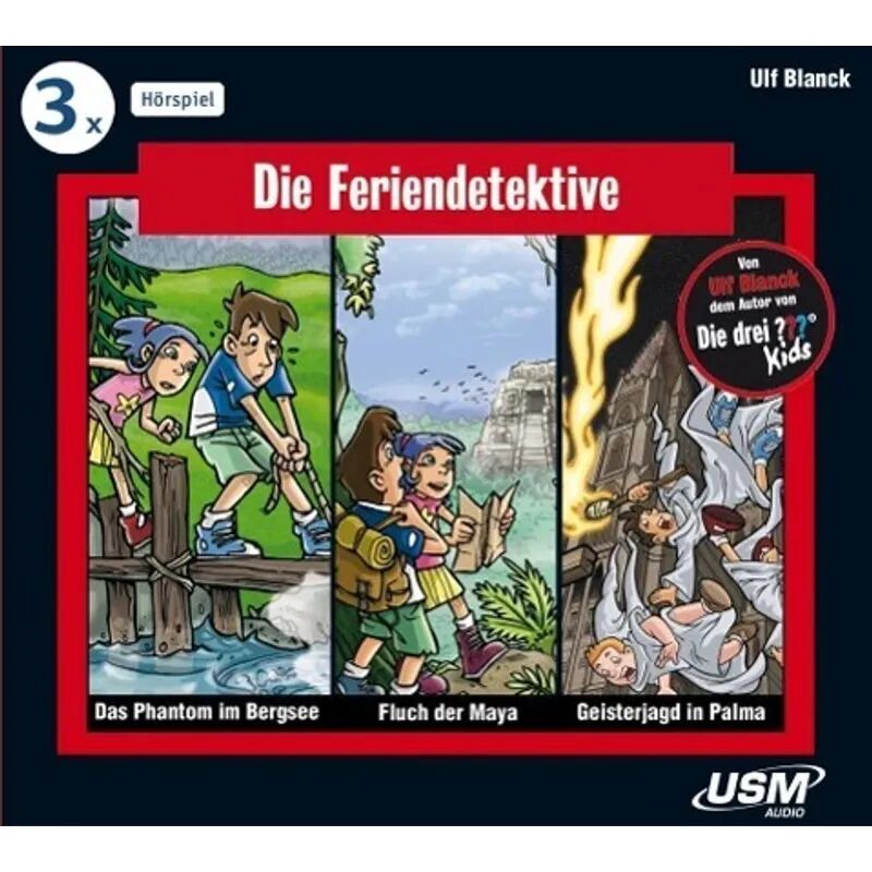 United Die Feriendetektive Hörbox, 3 Audio-CDs
