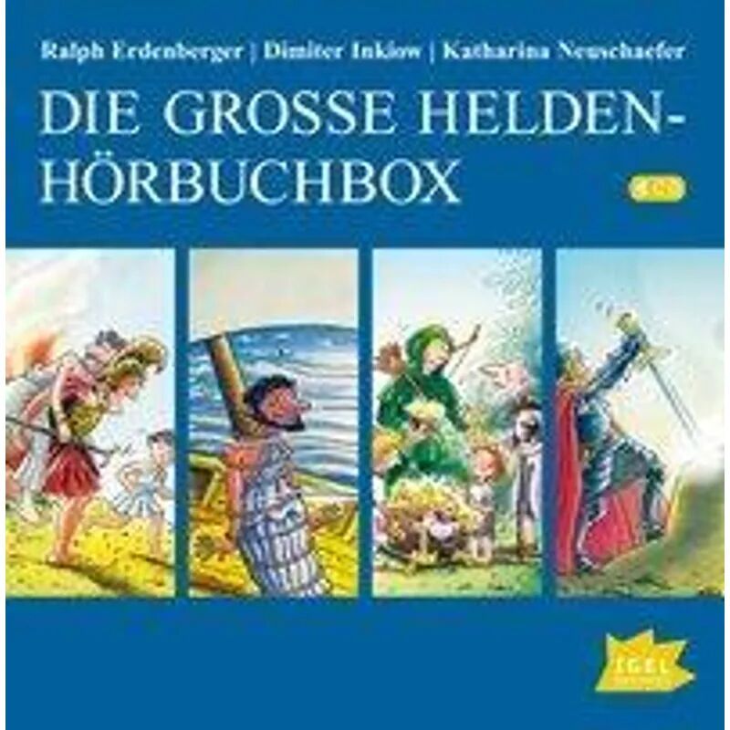 Igel-Records Die große Helden-Hörbuchbox, 8 Audio-CD