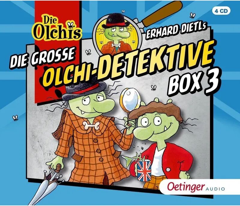 Oetinger Media Die große Olchi-Detektive-Box, 4 Audio-CD