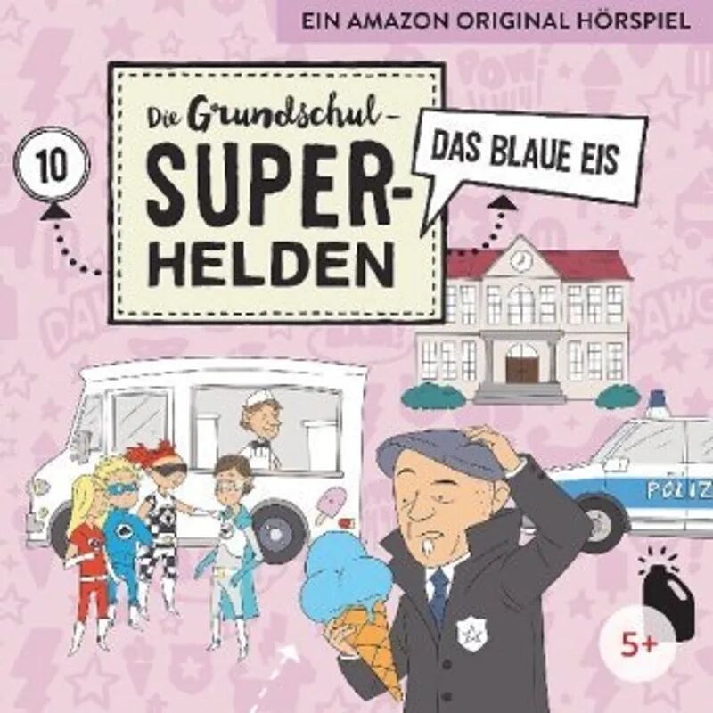 UNIVERSAL MUSIC Die Grundschul-Superhelden - Das blaue Eis, 1 Audio-CD