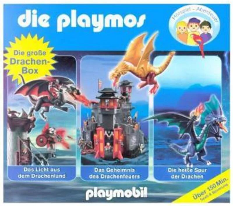 Edel Music & Entertainment CD / DVD Die Playmos - Die große Drachen-Box, 3 Audio-CDs