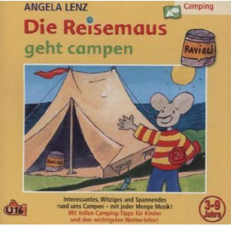 U16 Die Reisemaus Geht Campen, 1 Audio-CD