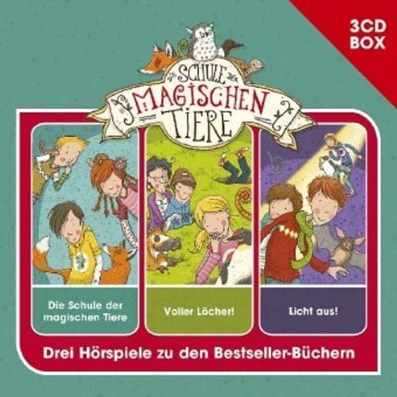 UNIVERSAL MUSIC Die Schule der magischen Tiere - 3-CD Hörspielbox Vol. 1, 3 Audio-CDs