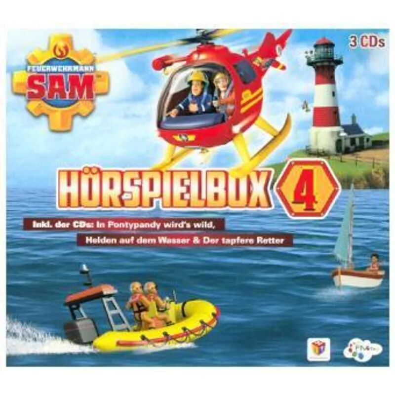 GOODTOGO Feuerwehrmann Sam Hörspielbox, 3 Audio-CDs