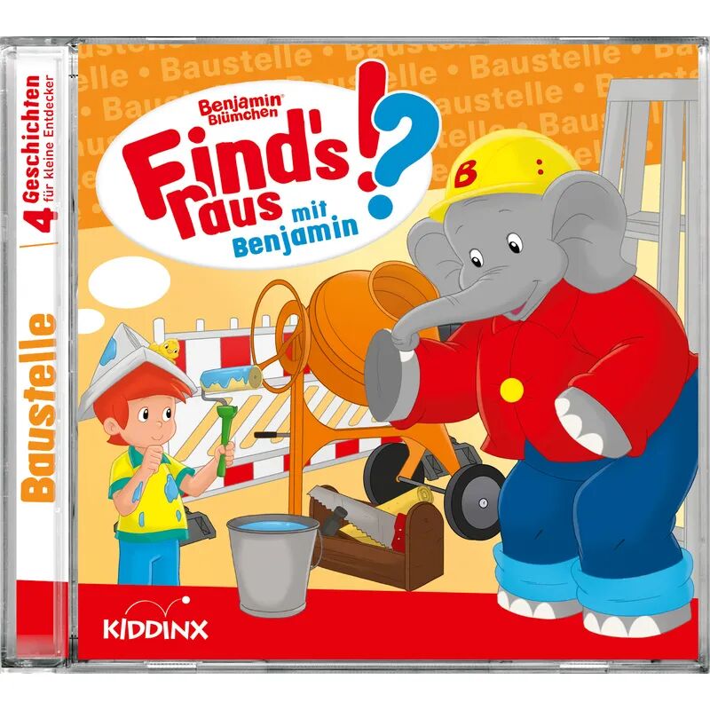 Kiddinx Media Finds raus mit Benjamin - Baustelle, 1 Audio-CD