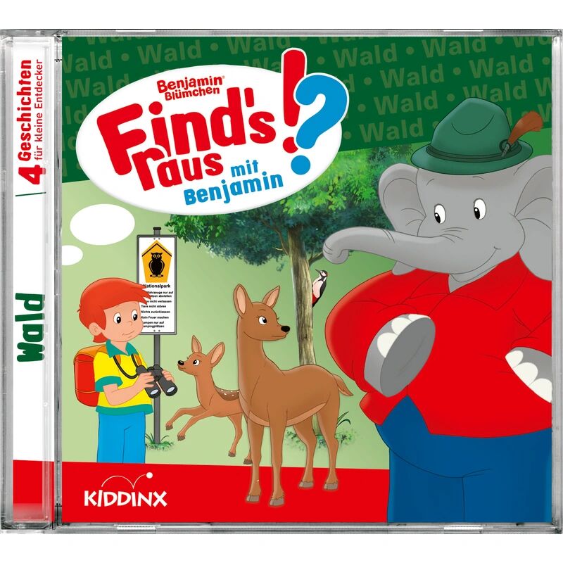 Kiddinx Media Finds raus mit Benjamin - Wald, 1 Audio-CD