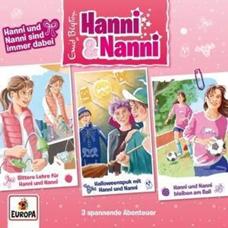 Miller Sonstiges Wortprogramm Hanni und Nanni 3er Box - Hanni und Nanni sind immer dabei, 3 Audio-CDs