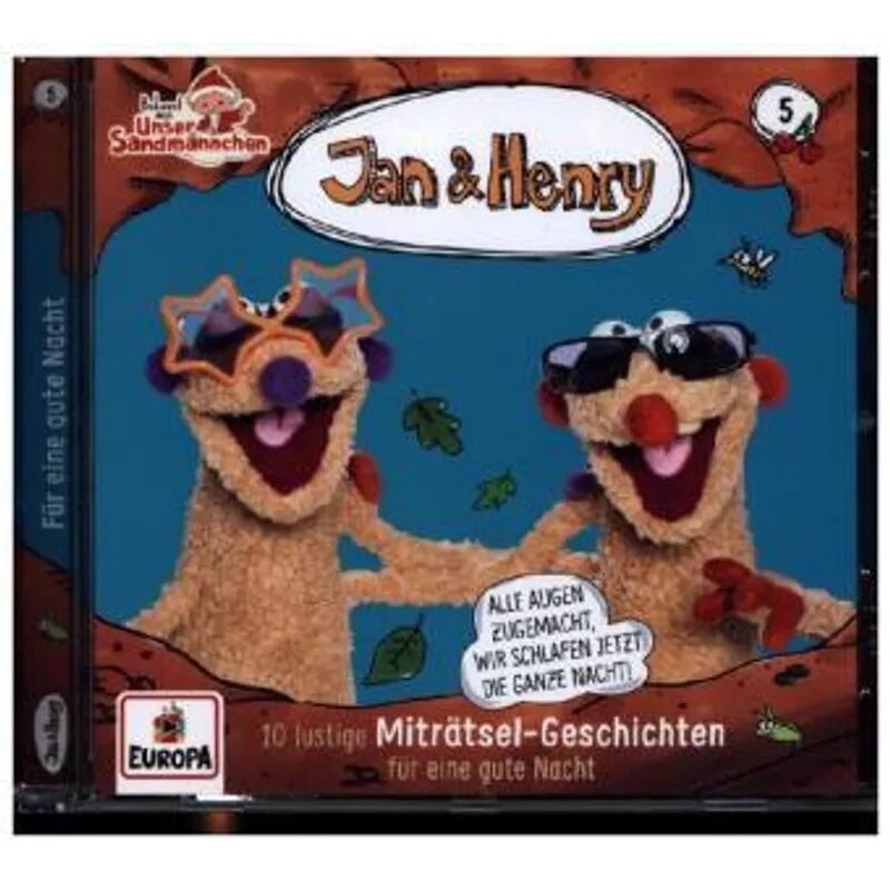 Miller Sonstiges Wortprogramm Jan & Henry - 10 lustige Miträtsel-Geschichten, 1 Audio-CD